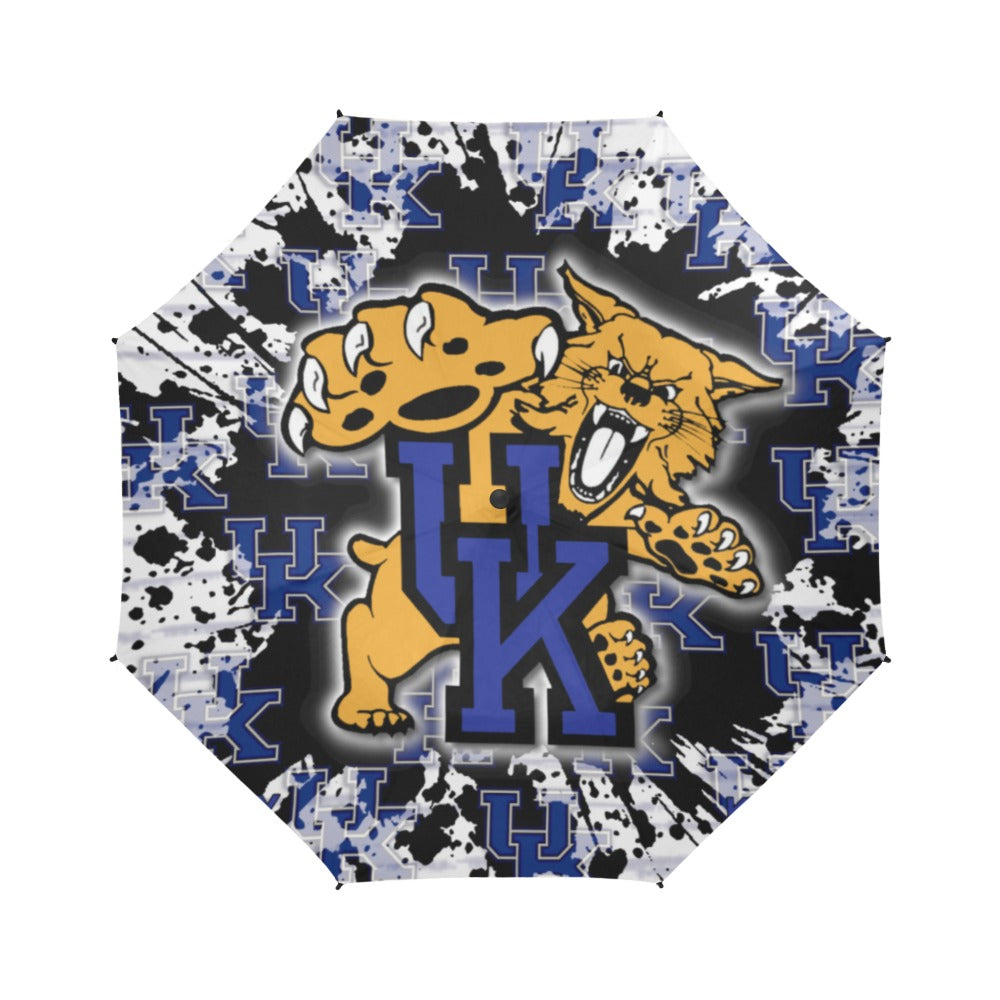 KentuckyWildCats Semi-Automatic Foldable Umbrella (Model U05)
