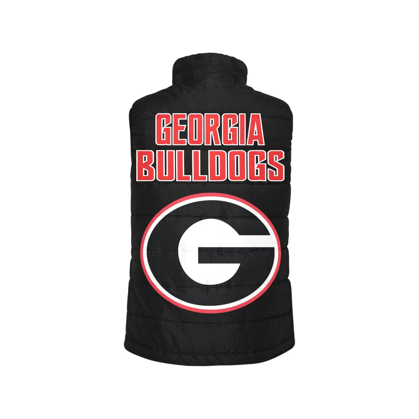 georgia bulldogs Men's Padded Vest Jacket (Model H44)
