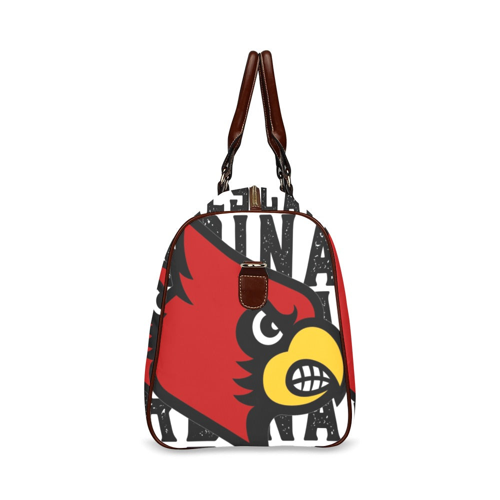 CardinalsRepeatJPG Waterproof Travel Bag/Large (Model 1639)