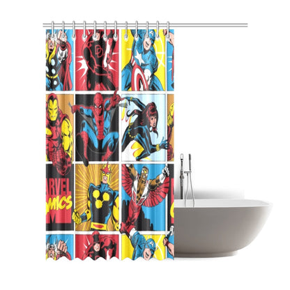 Papeis Marvel (67) Shower Curtain 72"x84"