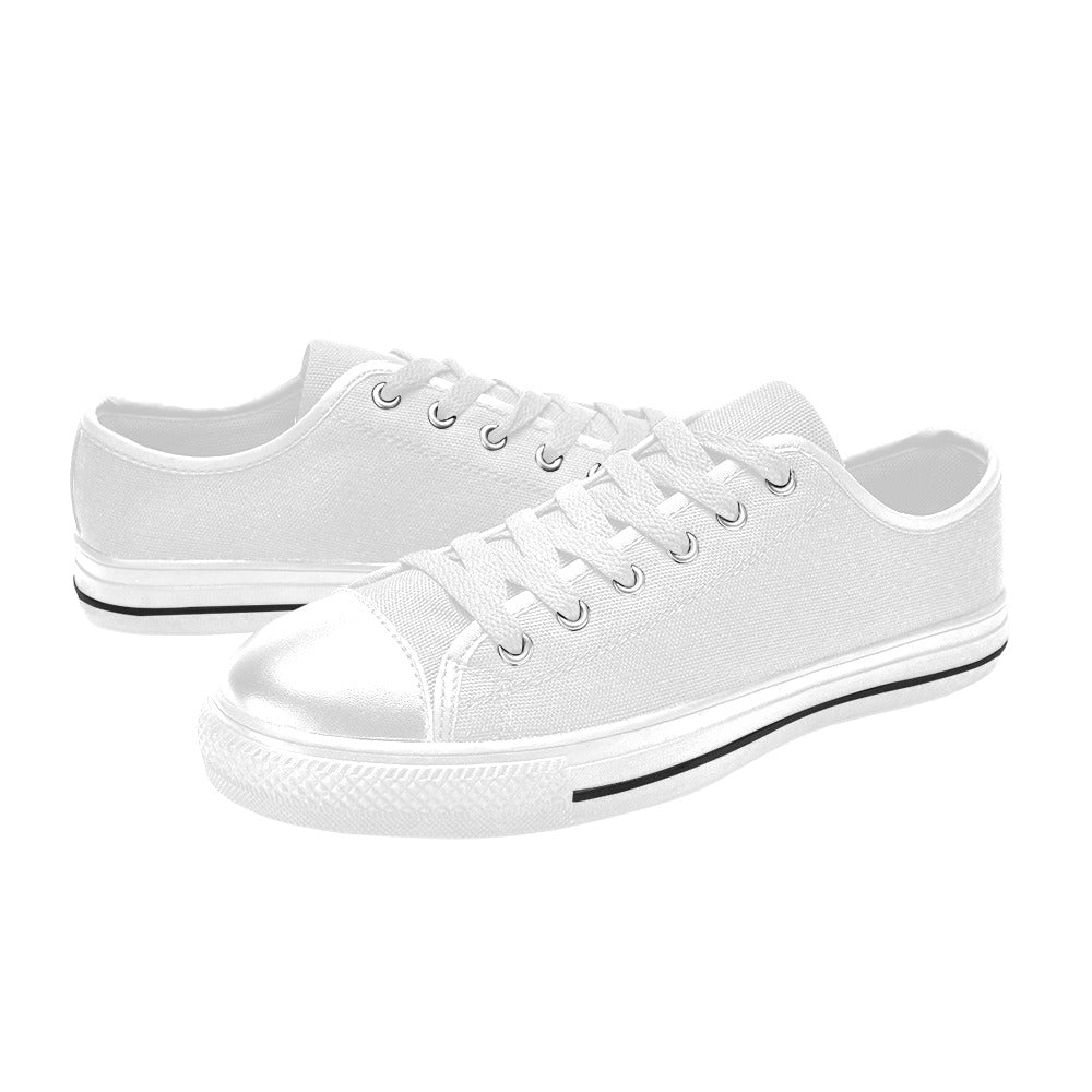 Customizable Shoes Low Top Canvas Shoes for Kid (Model 018)